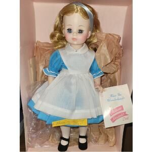 Vintage Alice in Wonderland Madame Alexander Baby Doll NIB